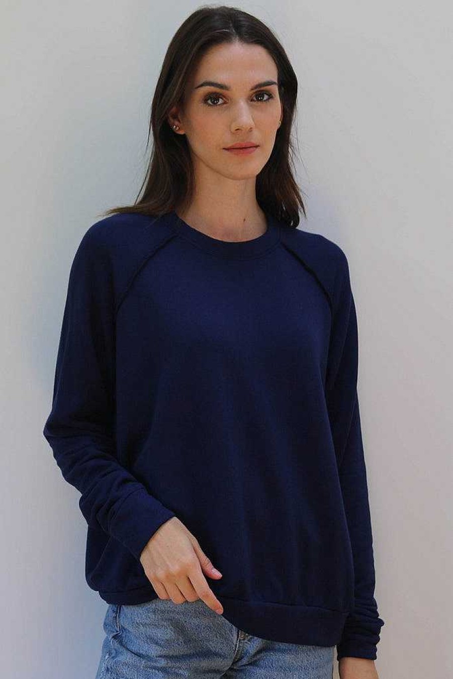 Long Sleeves good hYOUman | Everyday Basic - The Vita Blueberry