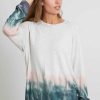 Long Sleeves good hYOUman | Perfect Tie-Dye Sweatshirt - The Dave Laurel Wreath Bamboo