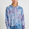 Long Sleeves good hYOUman | The Anya Crop Sky Tie Dye