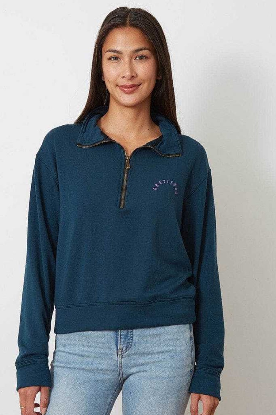 Long Sleeves good hYOUman | Gratitude Arch - The Montauk Deep Ocean