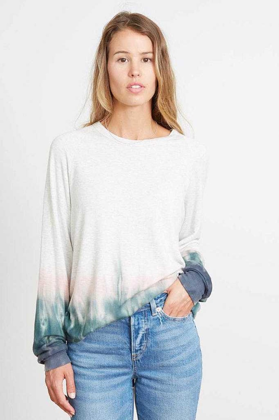 The Dave good hYOUman | Perfect Tie-Dye Sweatshirt - The Dave Laurel Wreath Bamboo