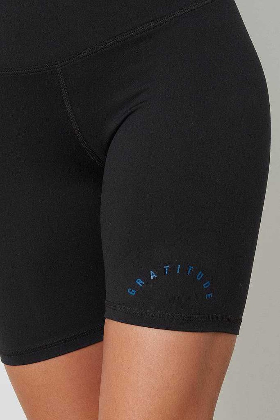 Bottoms good hYOUman | The Kaleb Bike Short - Gratitude Black Sand