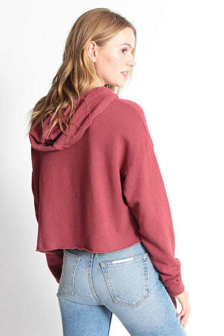 Long Sleeves good hYOUman | Girl You Are Unstoppable - The Anya Crop Cinnamon