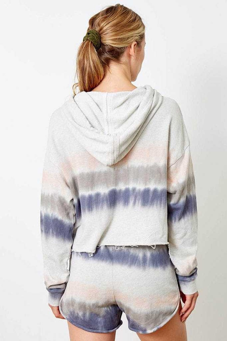 Long Sleeves good hYOUman | The Raven Short Watercolor Tie Dye