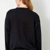 Long Sleeves good hYOUman | Love Block - The Bridgette Black Sand