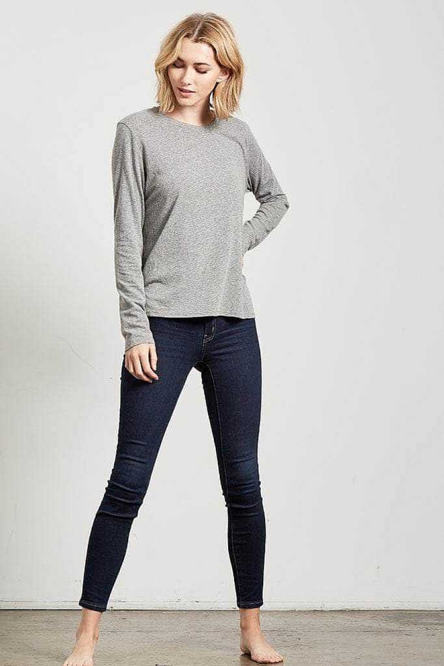 Basics good hYOUman | Classic Fit Long Sleeve - The Suzanne ( ) Heather