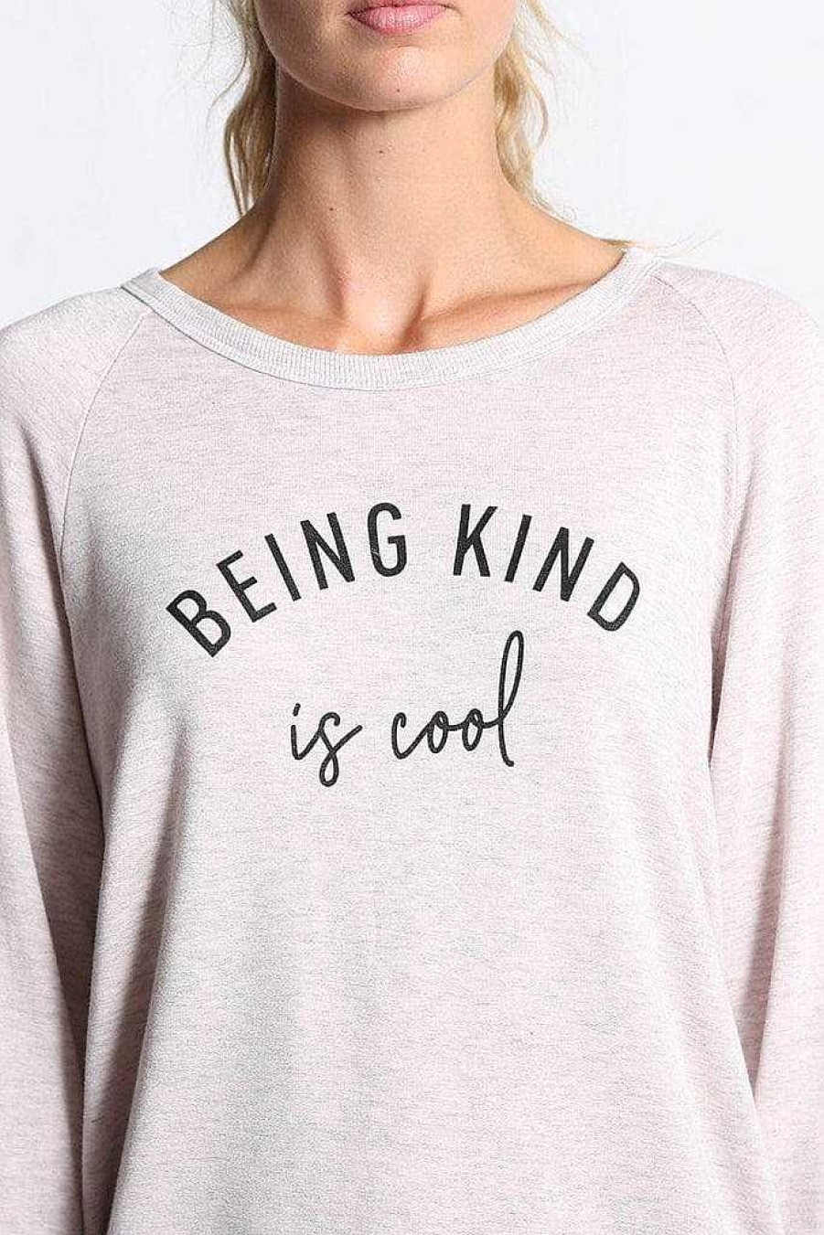 Long Sleeves good hYOUman | Being Kind Is Cool - The Dave Mauve