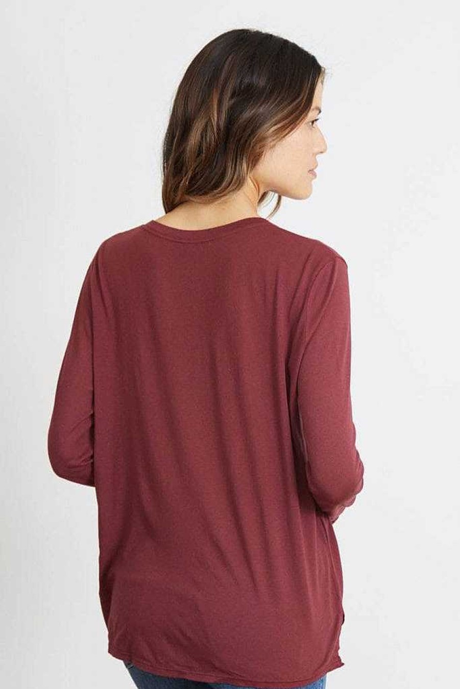 The Suzanne good hYOUman | Classic Fit Long Sleeve - The Suzanne Crushed Berry