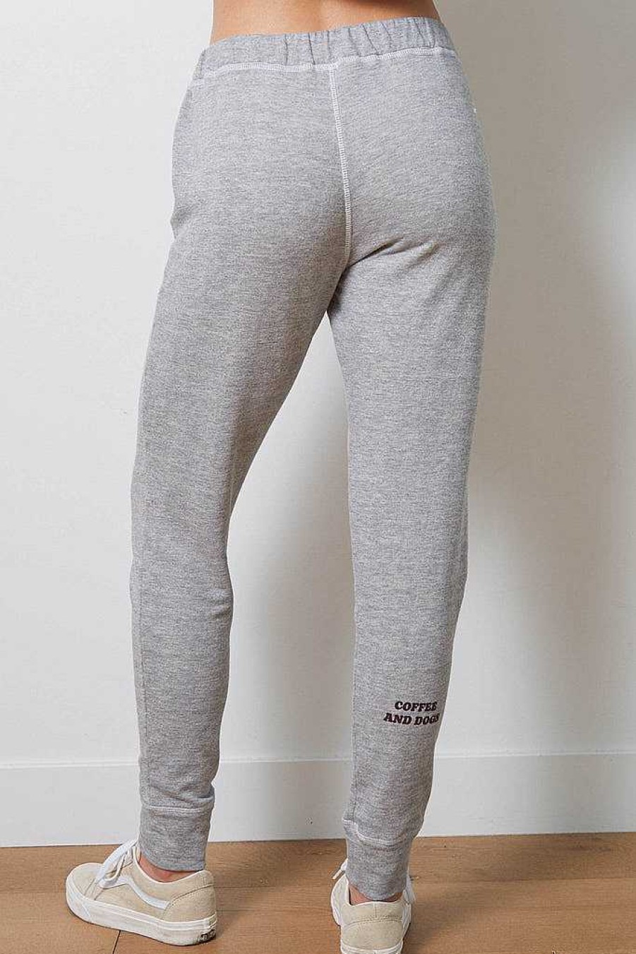 Bottoms good hYOUman | Coffee And Dogs - The Gigi Jogger Heather Grey