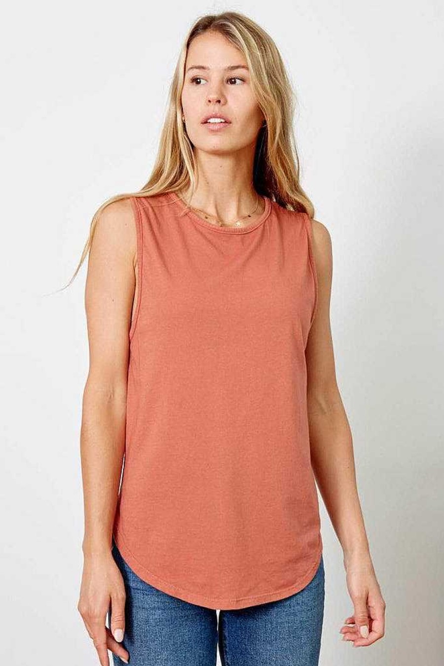 Basics good hYOUman | Scoop Neck Tank - The Sassy Cedar