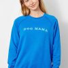 Long Sleeves good hYOUman | Dog Mama - The Vita Blue Aster