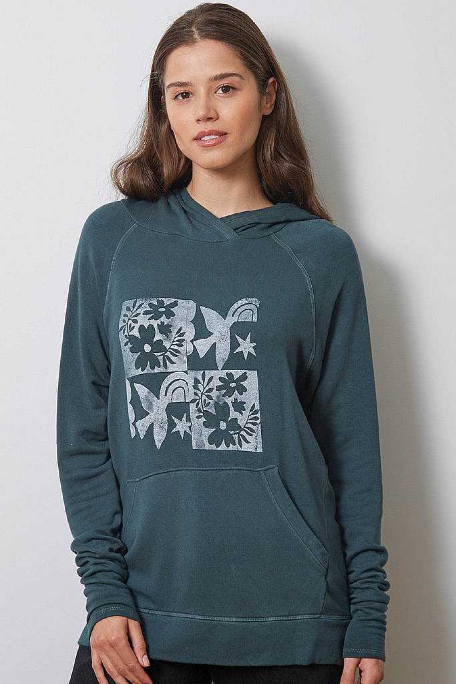 Long Sleeves good hYOUman | Free Bird - The Elvy Rainforest Green