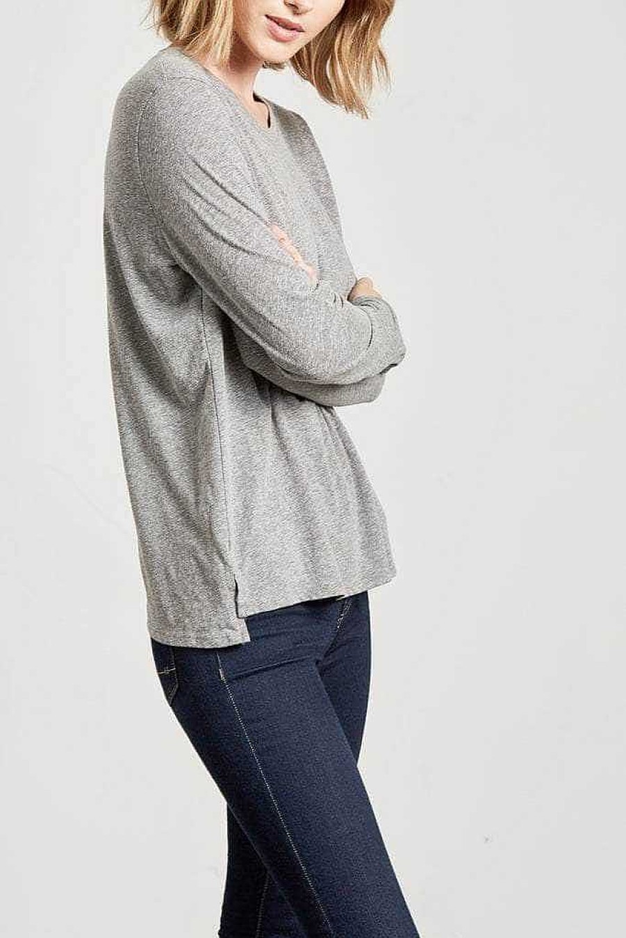 The Suzanne good hYOUman | Classic Fit Long Sleeve - The Suzanne ( ) Heather