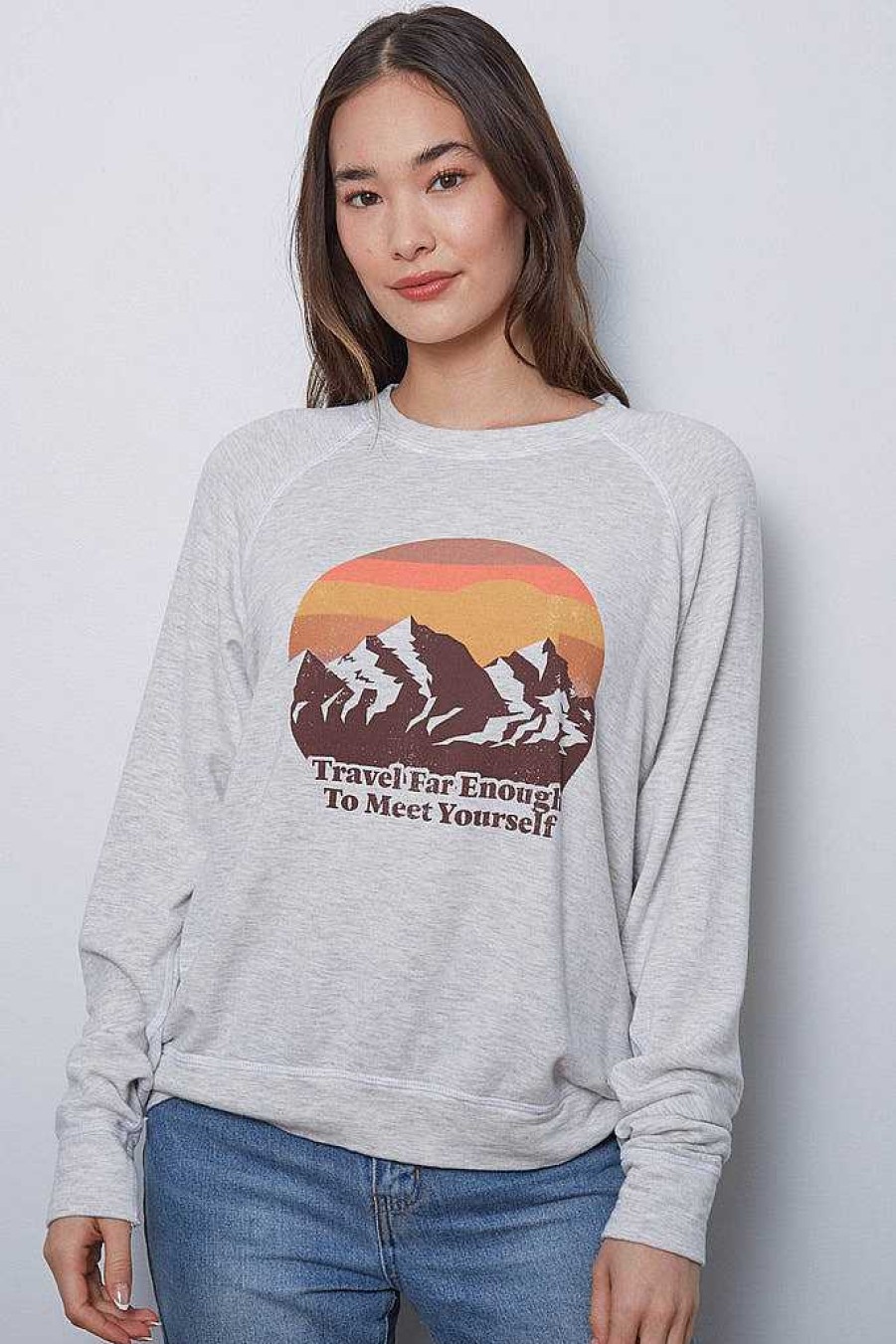 Long Sleeves good hYOUman | Travel Far Enough - The Smith Natural