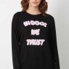 Long Sleeves good hYOUman | In Dogs We Trust - The Dave Black Sand