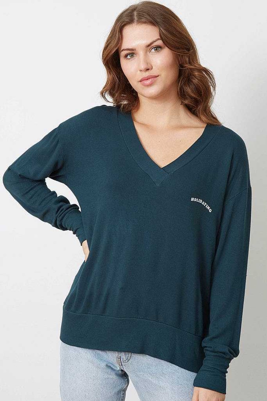 Long Sleeves good hYOUman | Holidaying - The Kyline Tea Tree