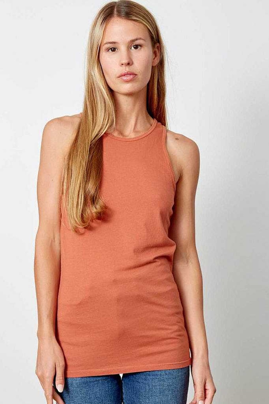 The Shaina good hYOUman | Hi-Neck Tank - The Shaina Cedar