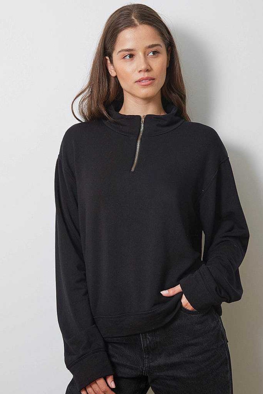 Long Sleeves good hYOUman | Basic Black - The Montauk Blacksand