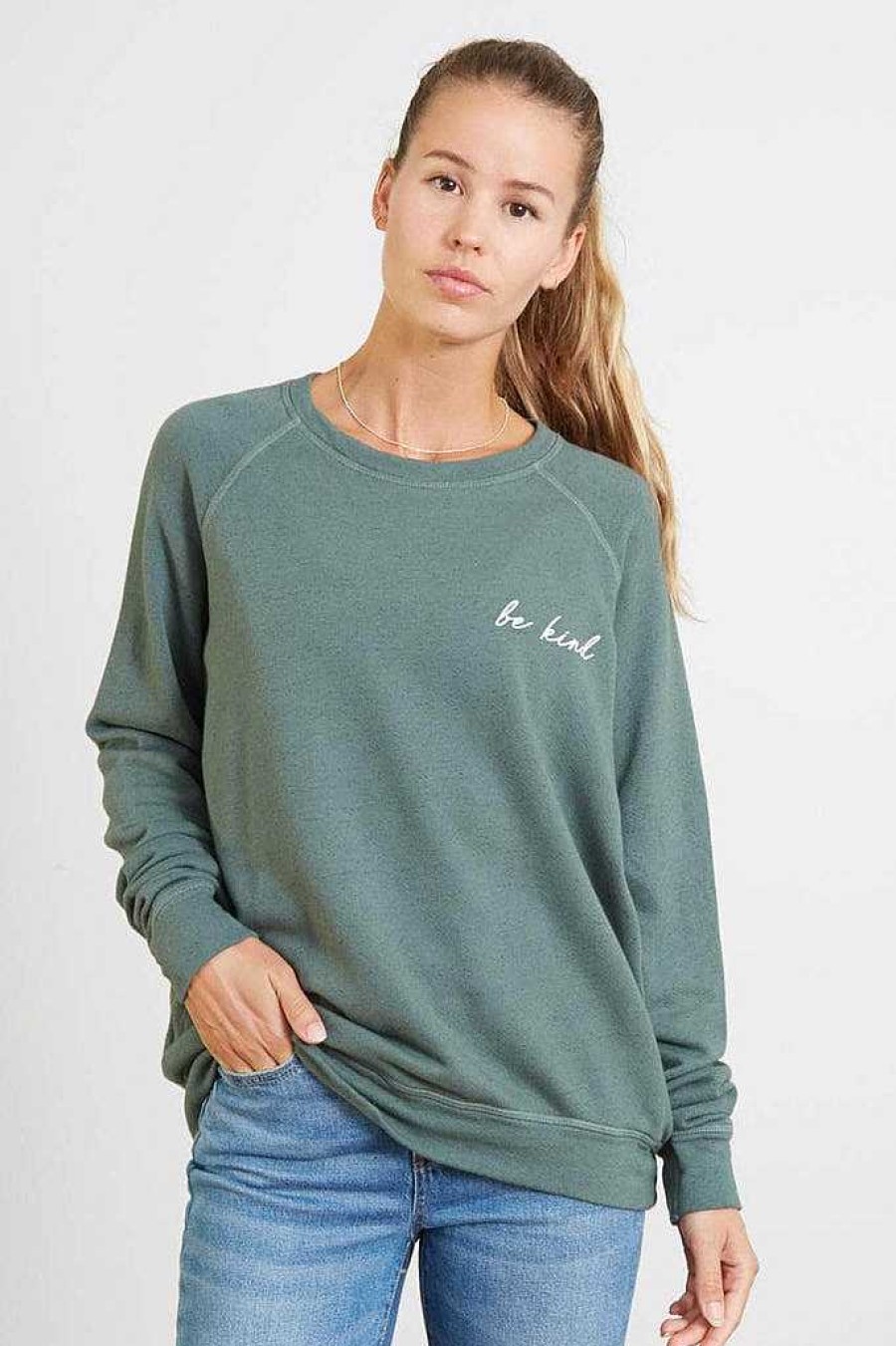 Long Sleeves good hYOUman | Be Kind - The Smith Laurel Wreath