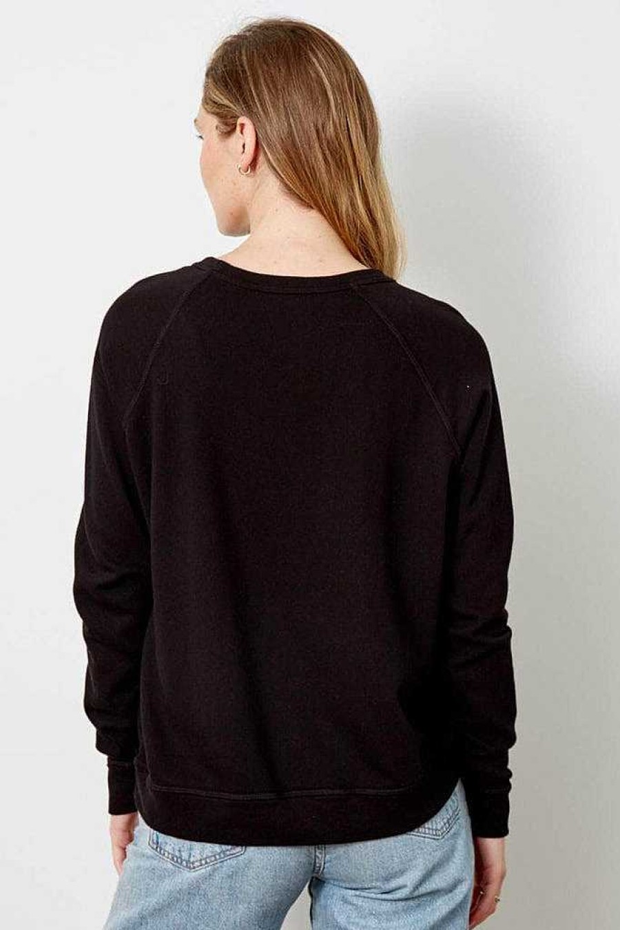 Long Sleeves good hYOUman | Gratitude Flower - The Smith Black Sand