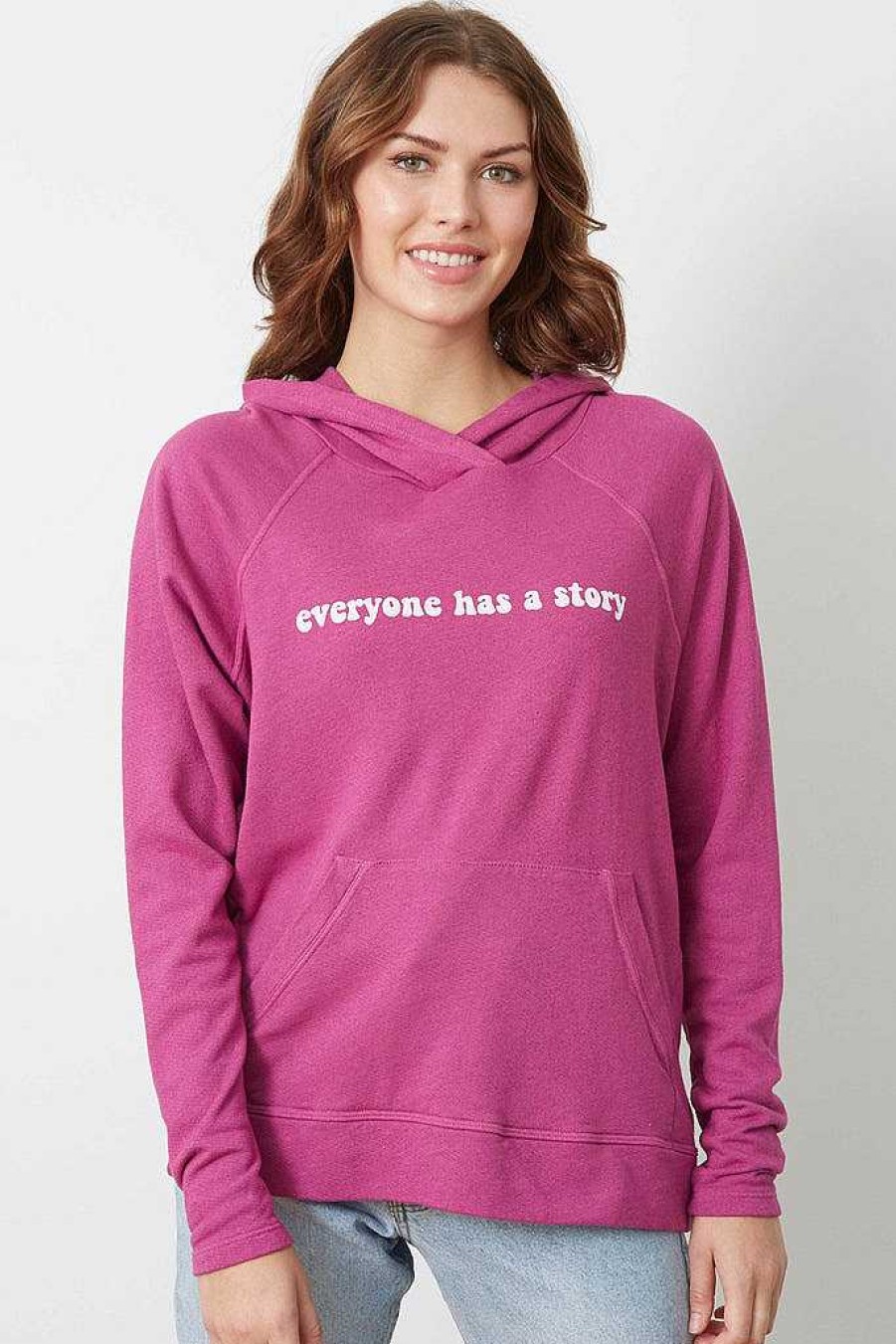 Long Sleeves good hYOUman | Everyone Has A Story - The Elvy Cherries Jubilee