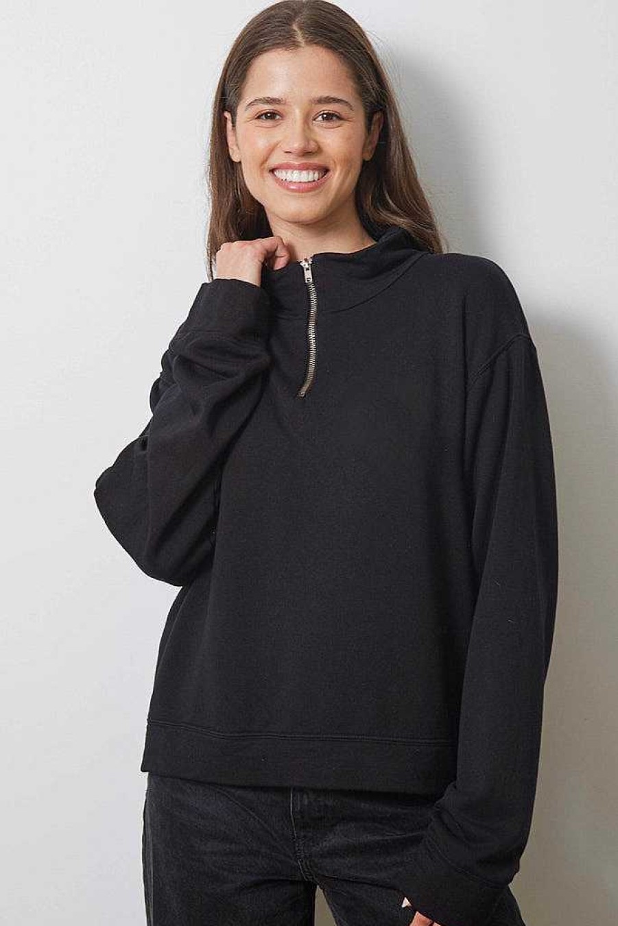 Long Sleeves good hYOUman | Basic Black - The Montauk Blacksand