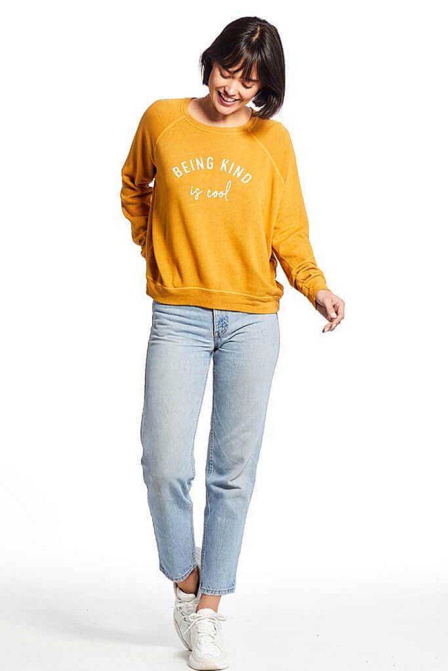 Long Sleeves good hYOUman | Being Kind Is Cool - The Smith Sunflower