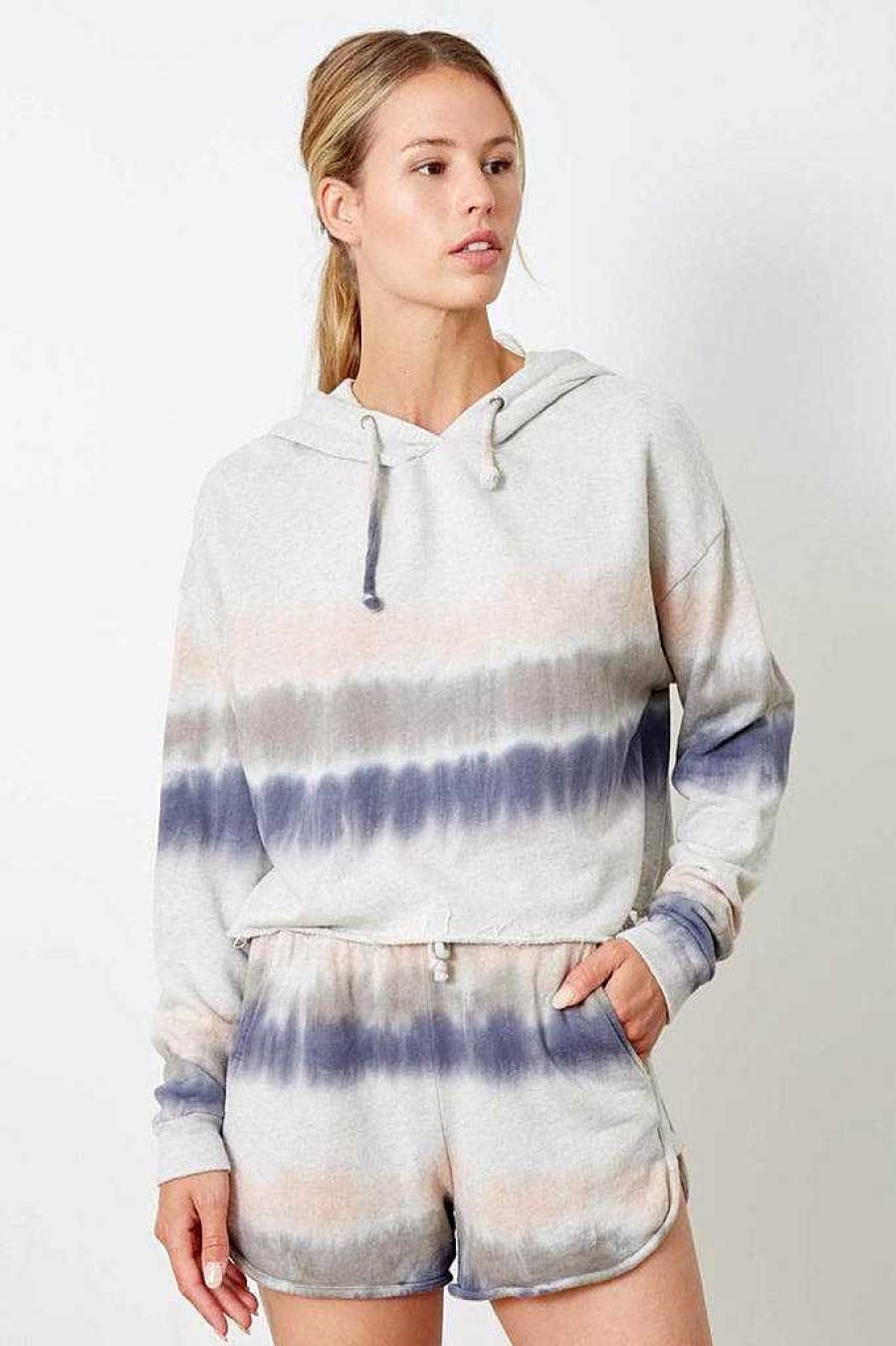 Long Sleeves good hYOUman | The Raven Short Watercolor Tie Dye