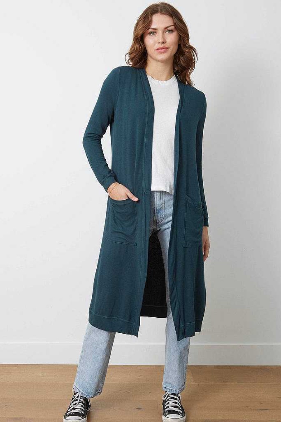 Cardigans good hYOUman | The Everyday Emmy Cardigan Tea Tree