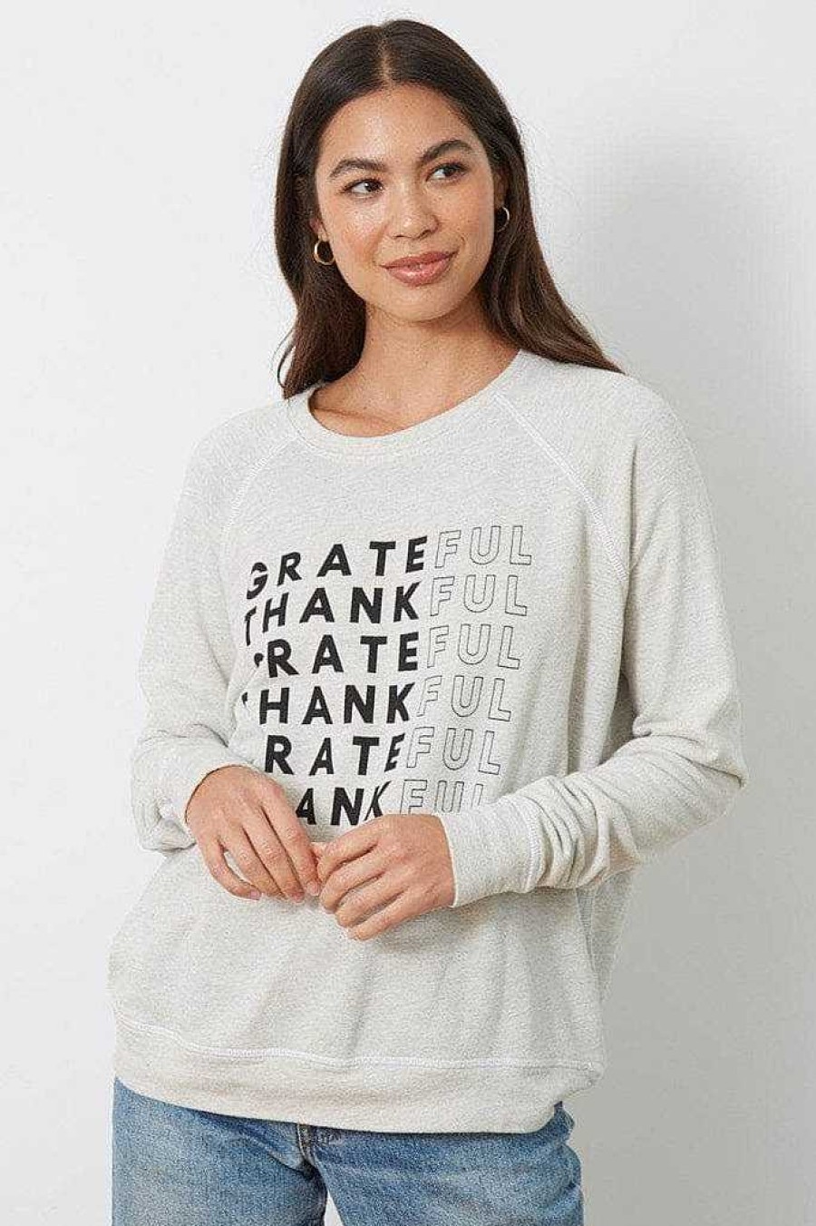 Long Sleeves good hYOUman | Grateful Thankful - The Smith Natural