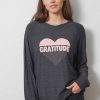 Long Sleeves good hYOUman | Gratitude Heart - The Dave Black Sand