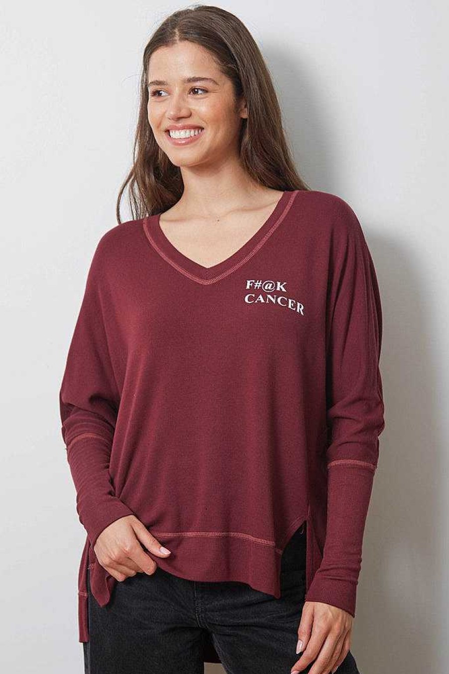 Long Sleeves good hYOUman | F Cancer - The Carrie Fudge