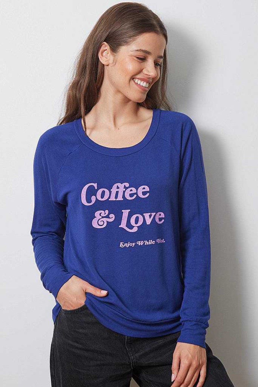 Long Sleeves good hYOUman | Coffee & Love - The Chelsea Deep Sea