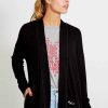 Cardigans good hYOUman | Grateful - The Juliette Cardigan Black Sand