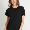 Basics good hYOUman | Classic Drop-Shoulder Tee - The Brice Black Sand