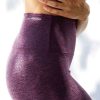 Bottoms good hYOUman | The Jaelynn High-Waist Athletic Legging Wine/Heather