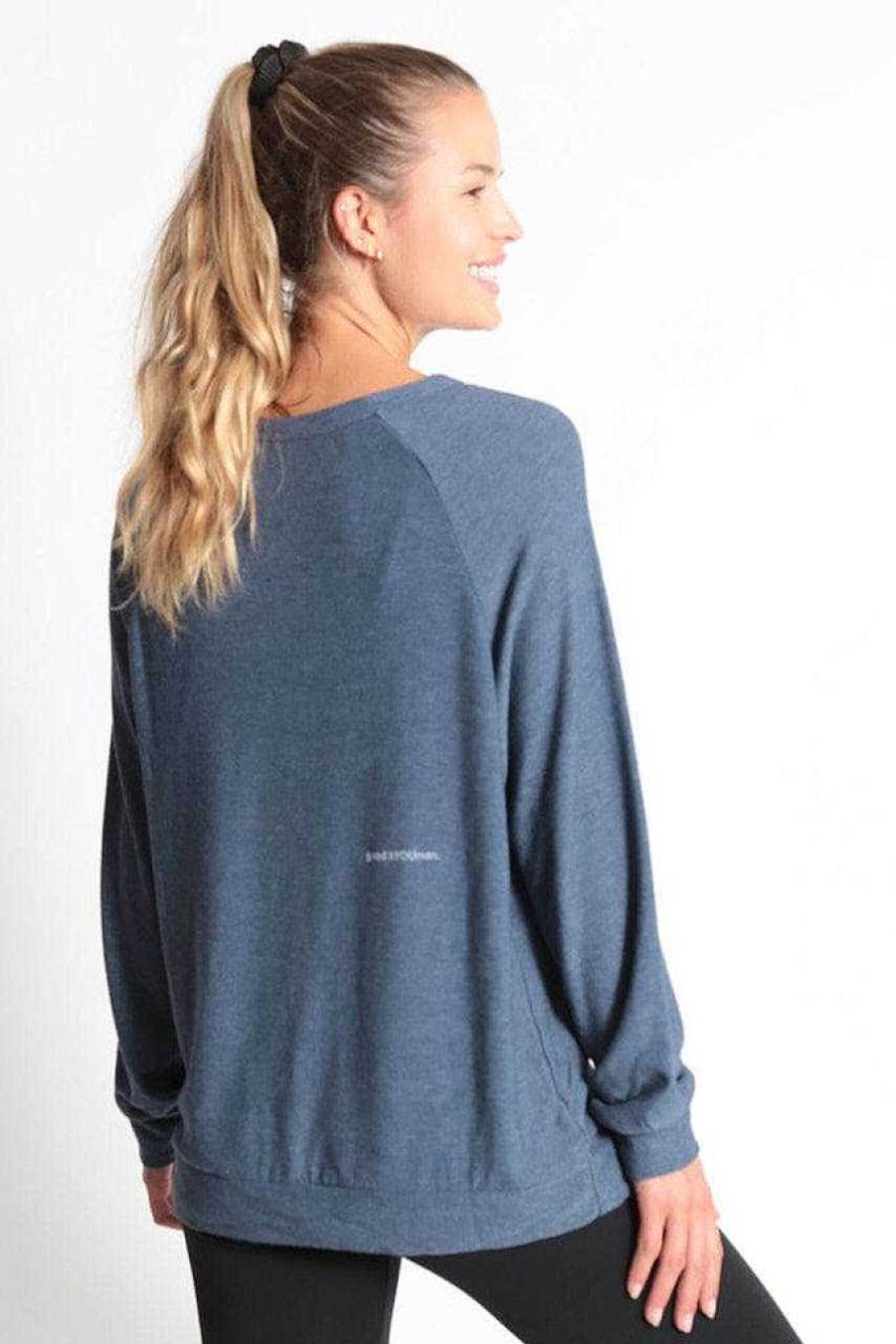 Long Sleeves good hYOUman | Thankful - The Dave Uniform Blue